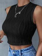 Load image into Gallery viewer, Round Neck Cropped Tank
