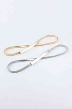 Load image into Gallery viewer, Elastic Iron Skinny Belt
