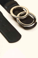 Load image into Gallery viewer, Zinc Alloy Buckle Elastic PU Belt
