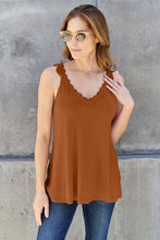 Load image into Gallery viewer, Basic Bae Full Size Lace Detail V-Neck Cutout Cami
