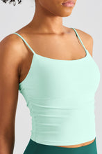 Load image into Gallery viewer, Gathered Detail Cropped Sports Cami
