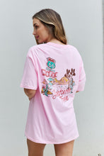 Load image into Gallery viewer, Sweet Claire &quot;Wish You Were Here&quot; Oversized Graphic T-Shirt
