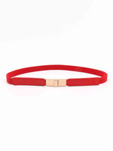 Load image into Gallery viewer, PU Elastic Skinny Belt
