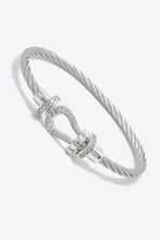 Load image into Gallery viewer, Men Rhinestone Cable Bracelet
