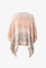 Load image into Gallery viewer, Round Neck Fringe Detail Poncho
