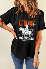 Load image into Gallery viewer, COWBOY Round Neck Short Sleeve T-Shirt
