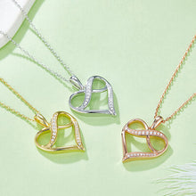 Load image into Gallery viewer, Moissanite 925 Sterling Silver Heart Necklace
