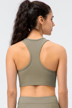 Load image into Gallery viewer, Ribbed Cropped Yoga Racerback Tank Top
