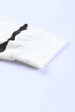 Load image into Gallery viewer, Striped Half-Button Drawstring Hoodie
