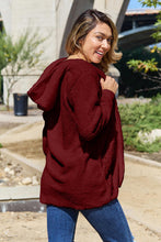 Load image into Gallery viewer, Teddy Hooded Jacket with Pockets
