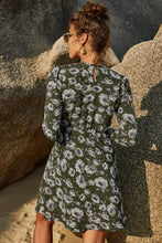 Load image into Gallery viewer, Floral Puff Sleeve A-Line Dress
