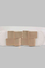 Load image into Gallery viewer, Geometric Buckle Elastic Wide Belt
