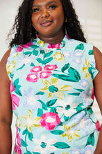 Load image into Gallery viewer, Double Take Floral Print Ruffle Shoulder Blouse
