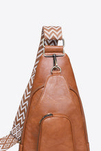 Load image into Gallery viewer, Take A Trip PU Leather Sling Bag
