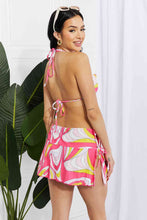 Load image into Gallery viewer, Marina West Swim Disco Dive Bandeau Bikini and Skirt Set
