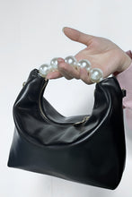 Load image into Gallery viewer, PU Leather Pearl Handbag
