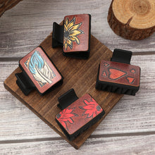 Load image into Gallery viewer, PU Leather Acrylic Claw Clip
