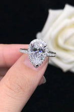 Load image into Gallery viewer, 2 Carat Moissanite Teardrop Cluster Ring
