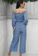 Load image into Gallery viewer, Ditsy Floral Off-Shoulder Wide Leg Jumpsuit
