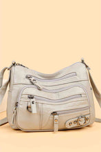 Load image into Gallery viewer, Multi-Pocket PU Leather Crossbody Bag
