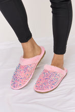 Load image into Gallery viewer, Forever Link Sequin Plush Round Toe Slippers
