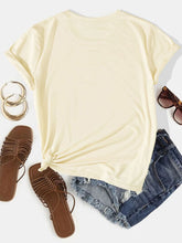 Load image into Gallery viewer, Graphic Round Neck Short Sleeve T-Shirt
