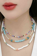 Load image into Gallery viewer, 5-Pack Wholesale Multicolored Bead Necklace Three-Piece Set
