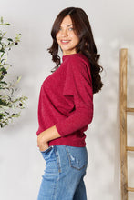 Load image into Gallery viewer, BOMBOM Drop Shoulder Long Sleeve Blouse
