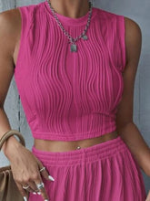 Load image into Gallery viewer, Round Neck Cropped Tank
