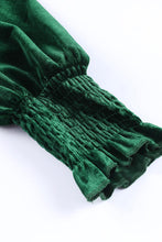 Load image into Gallery viewer, Square Neck Smocked Ruffle Hem Dress
