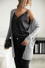 Load image into Gallery viewer, Ribbed Longline Open Front Cardigan
