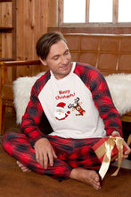 Load image into Gallery viewer, MERRY CHRISTMAS Graphic Top and Plaid Pants Set
