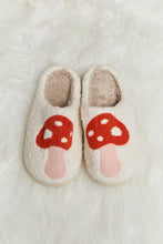 Load image into Gallery viewer, Melody Mushroom Print Plush Slide Slippers
