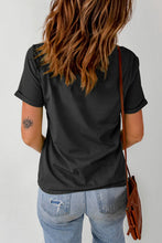 Load image into Gallery viewer, Graphic Round Neck Short Sleeve T-Shirt
