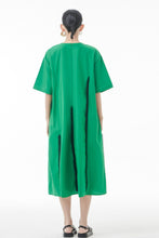 Load image into Gallery viewer, Seam Detail Frill Trim Zip-Back Midi Dress
