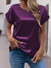 Load image into Gallery viewer, Round Neck Short Sleeve T-Shirt
