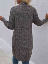 Load image into Gallery viewer, Button Down Longline Cardigan with Pockets
