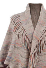 Load image into Gallery viewer, Fringe Detail Printed Poncho
