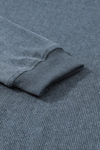 Load image into Gallery viewer, Round Neck Dropped Shoulder Sweatshirt
