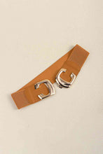 Load image into Gallery viewer, Zinc Alloy Buckle Elastic Wide Belt
