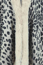 Load image into Gallery viewer, Leopard Open Front Poncho
