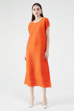 Load image into Gallery viewer, Polka Dot Accordion Pleated Midi Dress
