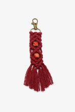 Load image into Gallery viewer, Assorted 4-Pack Handmade Macrame Fringe Keychain
