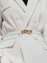 Load image into Gallery viewer, Zinc Alloy Buckle Elastic PU Belt
