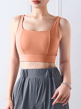 Load image into Gallery viewer, Square Neck Wide Strap Active Bra
