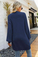 Load image into Gallery viewer, Open Front Dropped Shoulder Cardigan
