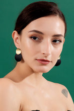 Load image into Gallery viewer, Two-Tone Dangle Earrings
