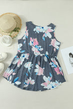 Load image into Gallery viewer, Floral Peplum Tank Top
