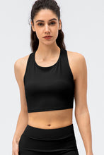 Load image into Gallery viewer, Ribbed Cropped Yoga Racerback Tank Top
