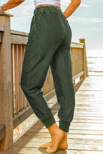 Load image into Gallery viewer, Elastic Waist Cropped Jogger Pants with Pockets
